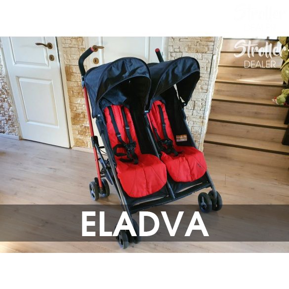 Zobo store stroller double