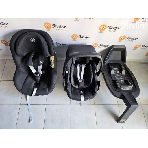 Maxi-Cosi FamilyFix 2 bázistalp + Pearl Pro 2 gyerekülés + Pebble Pro babahordozó