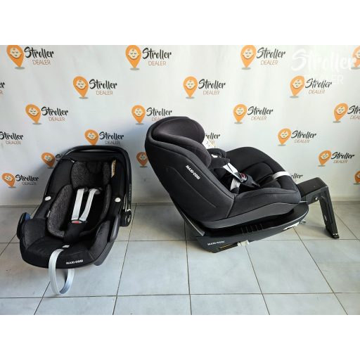 Maxi-Cosi FamilyFix 2 bázistalp + Pearl Pro 2 gyerekülés + Pebble Pro babahordozó