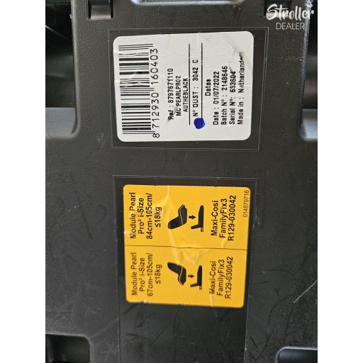 Maxi-Cosi FamilyFix 2 bázistalp + Pearl Pro 2 gyerekülés + Pebble Pro babahordozó