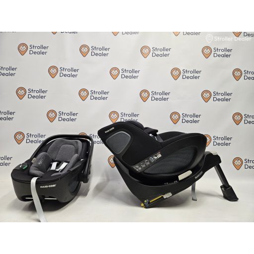 Maxi-Cosi Pebble 360 babahordozó + Pearl 360 gyerekülés + FamilyFix 360 bázistalp 