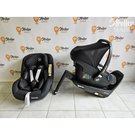 Maxi-Cosi FamilyFix 2 bázistalp + Pearl Pro 2 gyerekülés + Pebble Pro babahordozó