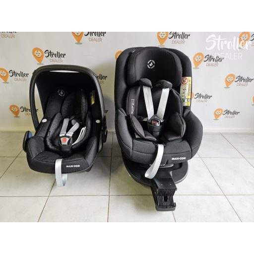 Maxi-Cosi FamilyFix 2 bázistalp + Pearl Pro 2 gyerekülés + Pebble Pro babahordozó