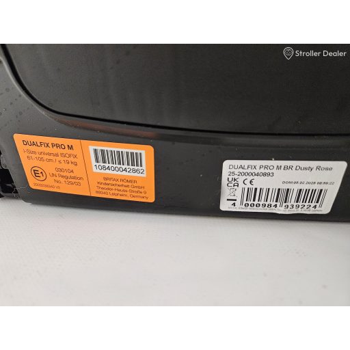Britax Römer Dualfix Pro M gyerekülés