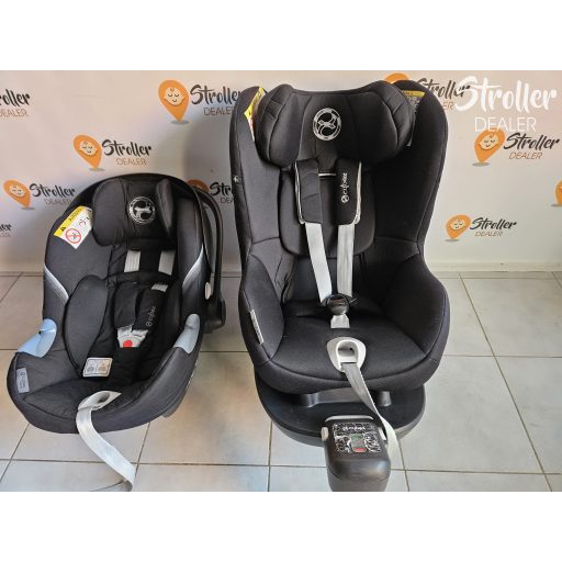 Cybex Base M bázistalp + Sirona M2 gyerekülés + Aton M babahordozó