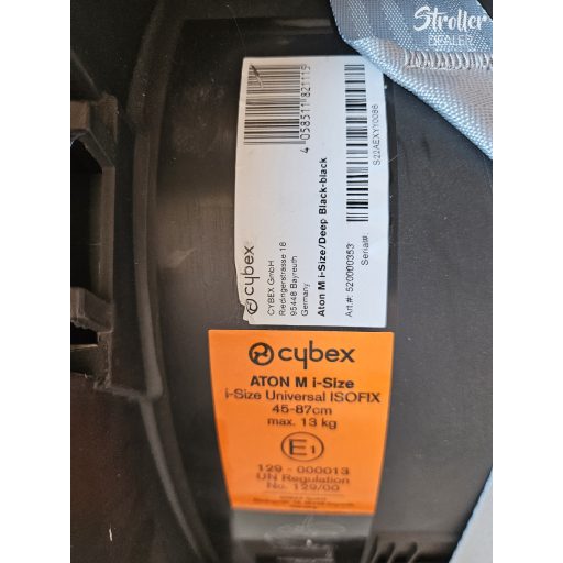Cybex Base M bázistalp + Sirona M2 gyerekülés + Aton M babahordozó